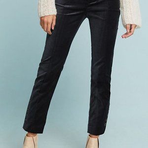 Anthropologie velvet trousers